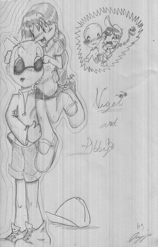 Nigel And Abby(drawing)