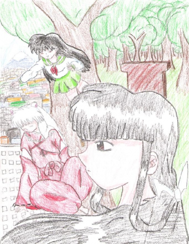 Inuyasha, Kagome, Kikyo