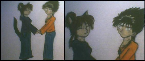 Me And Hiei (chibi)