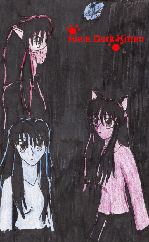 Neko As A Human, Demon And Ninja