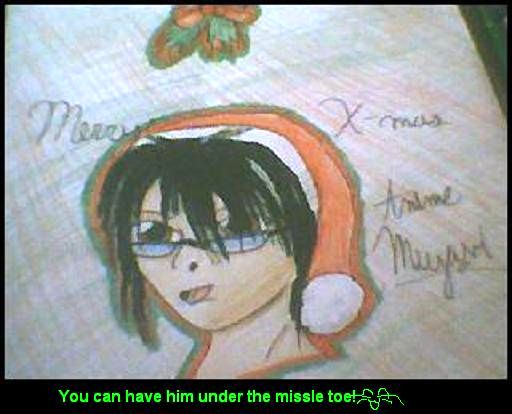 Xmas Card/ Anime Miyavi!