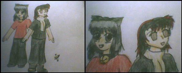 Neko And Esmeralda Child Form