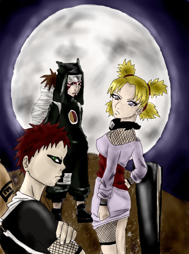 Gaara, Temari, And Kankuro