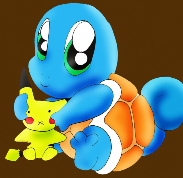 Squirtle With Pikadoll