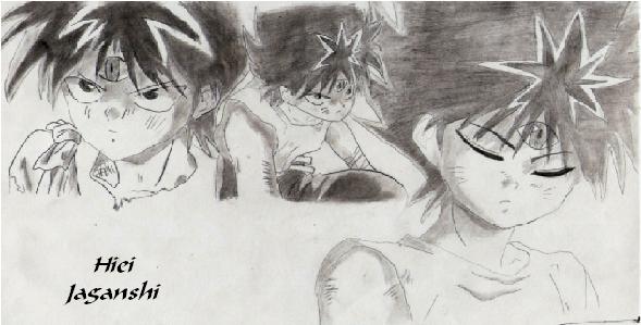 Crazyness With Shadingness Hiei