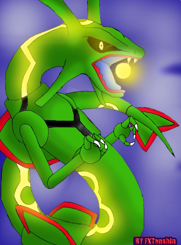 Rayquaza Photoshop Color