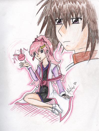 Lacus, Kira, And Pink-chan