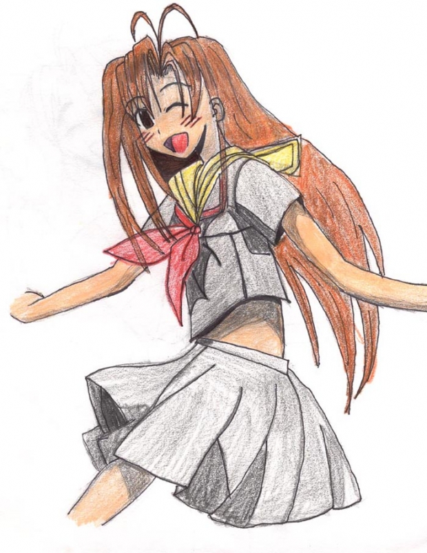 Naru in School Uniform