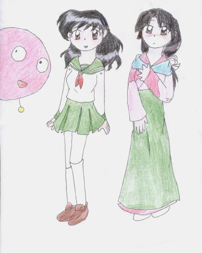 Sango,shippo And Kagome