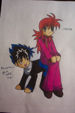 Get off me Kurama!