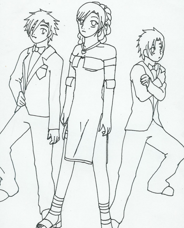 The Naruto Dance *uncolored