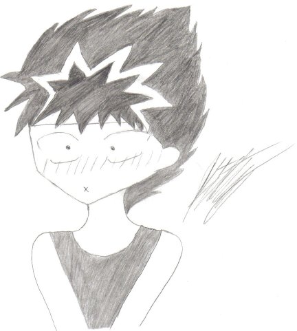 Blushing Chibi Hiei