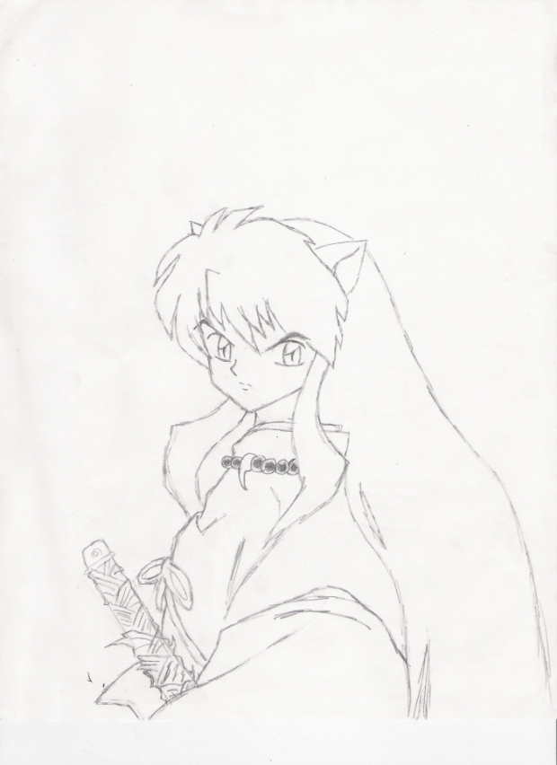 Inuyasha Scowl (not Colored)