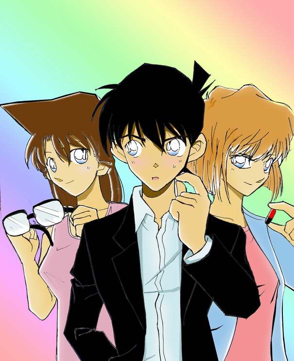 Shinichi,ran And Shiho