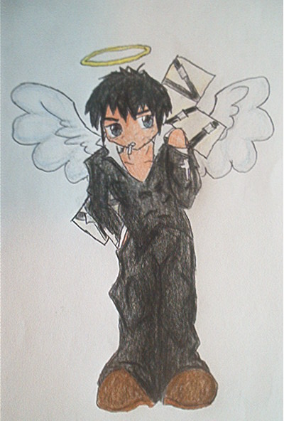 Chibi Wolfwood Angel