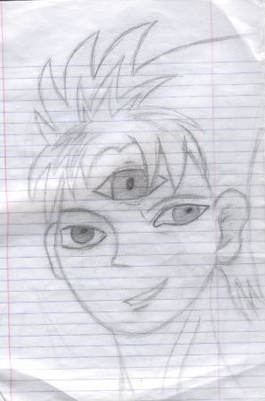 My First Attempt At Drawing Hiei