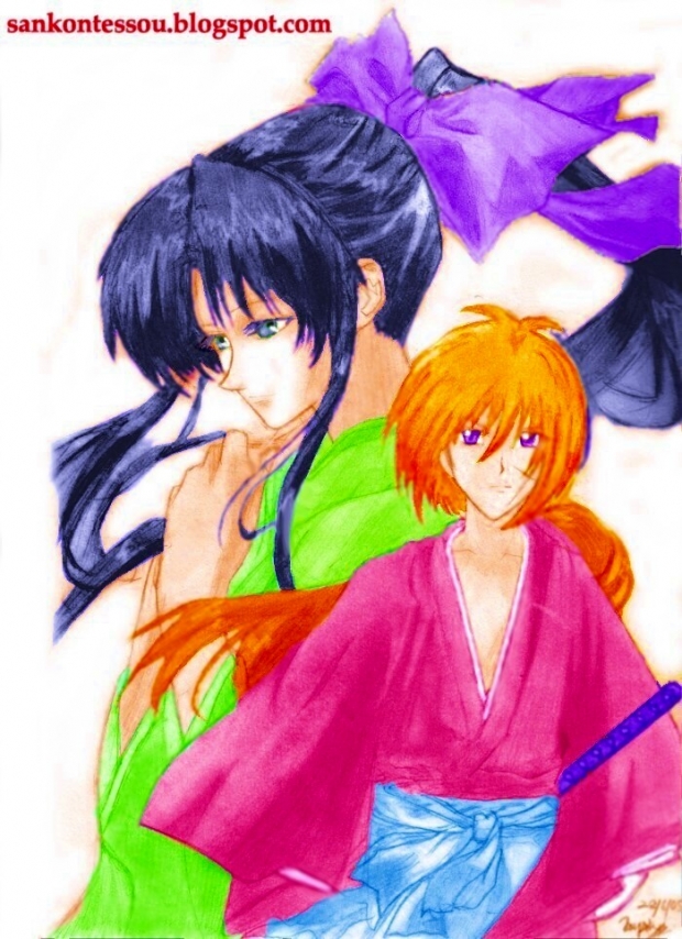 Kenshin/kaoru Re-coloured