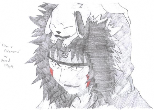 'kiba + Akamaru'