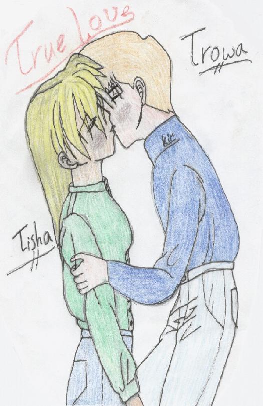 Trowa Kissing