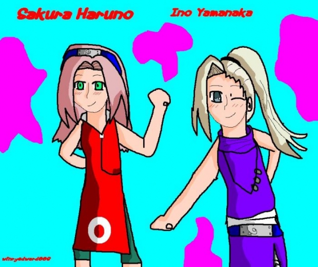 Sakura And Ino- Friends Forever