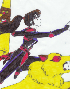 Sango and Kirara