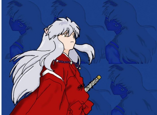 Inuyasha And Kagome Blue