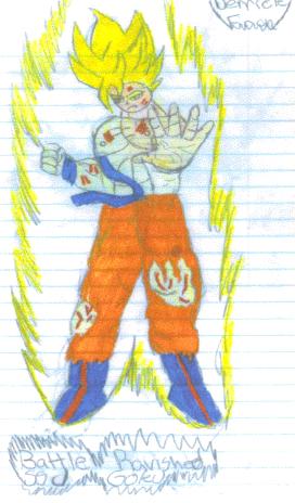 Goku Battle Scard