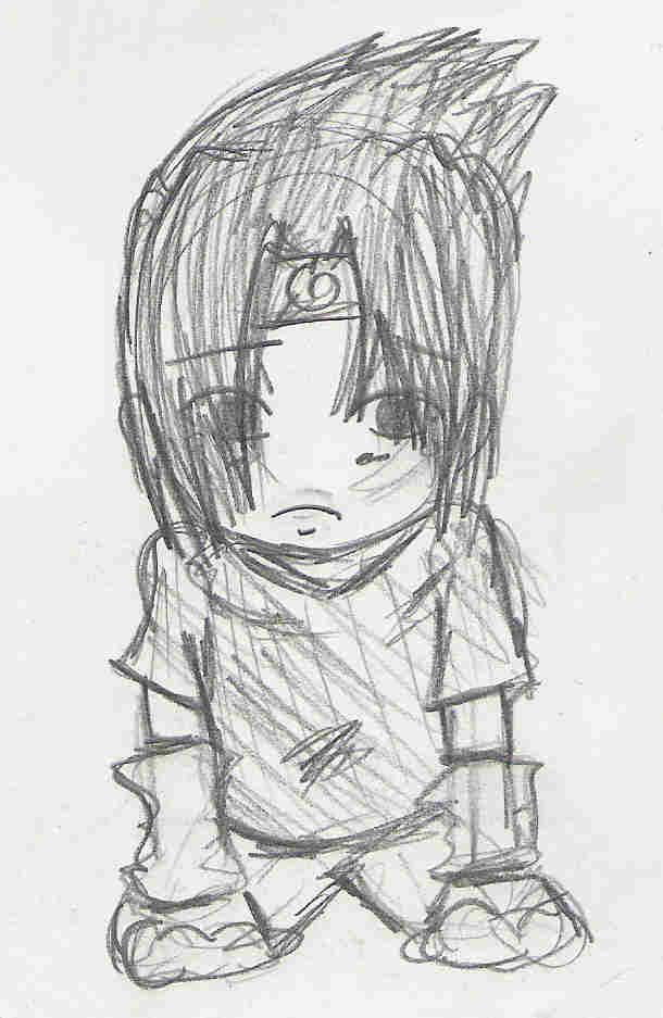 Awww, Sad Sasuke