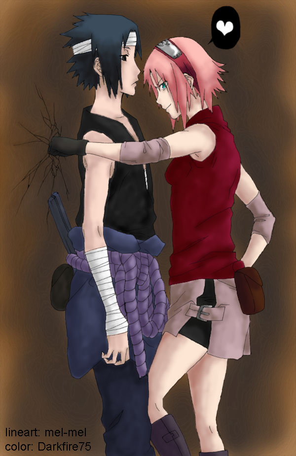 Sasusaku Collab Pic