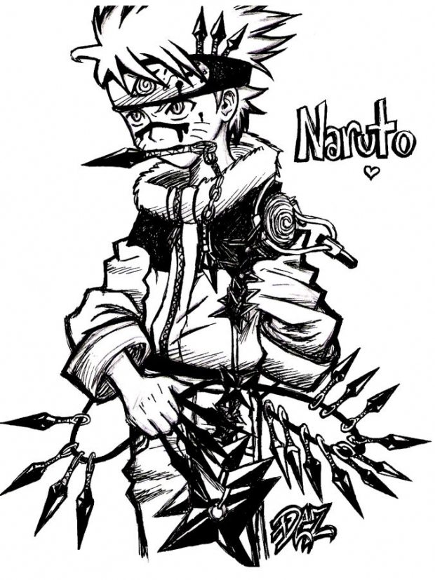 Naruto Black Pen