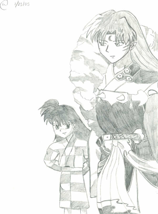 Sesshomaru And Smiling Rin