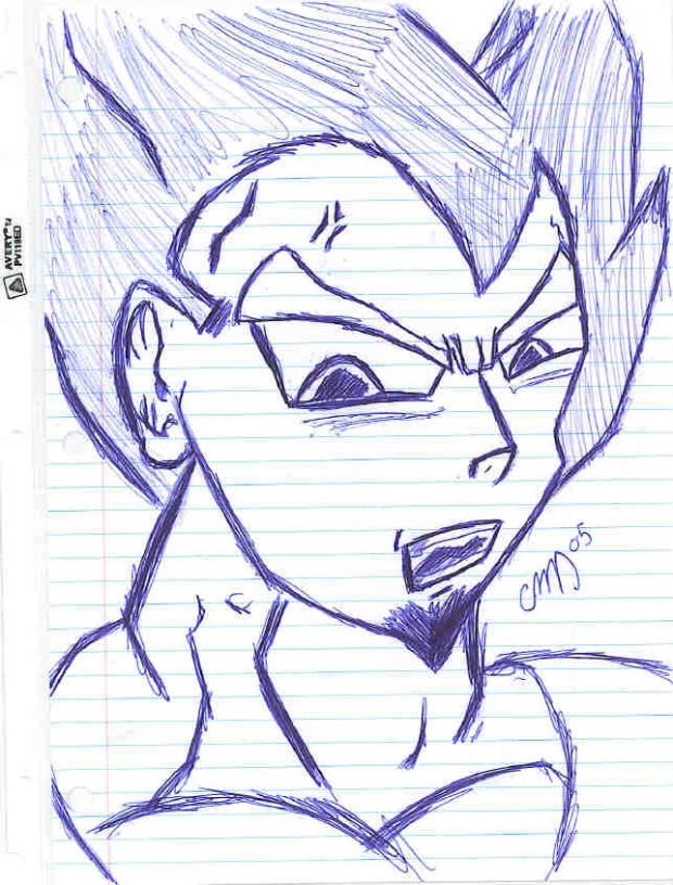 Angry Vegeta With Gotee