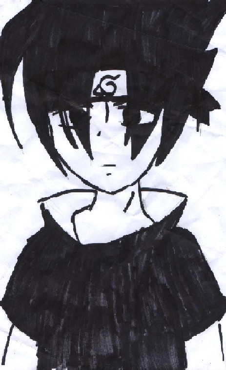 Sasuke In Permanent Marker