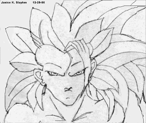 Goku Looking Cool