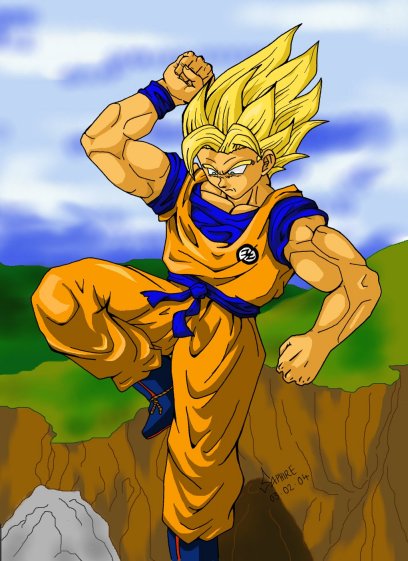 Goku - Coloured