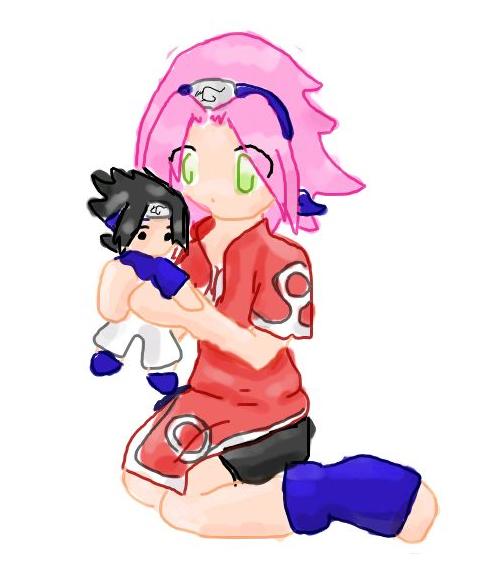 Sakura And Sasuke Plushie