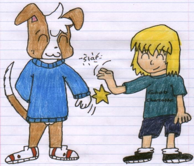 Kid Vash And His Dog Stewie