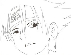 Sasuke Lineart