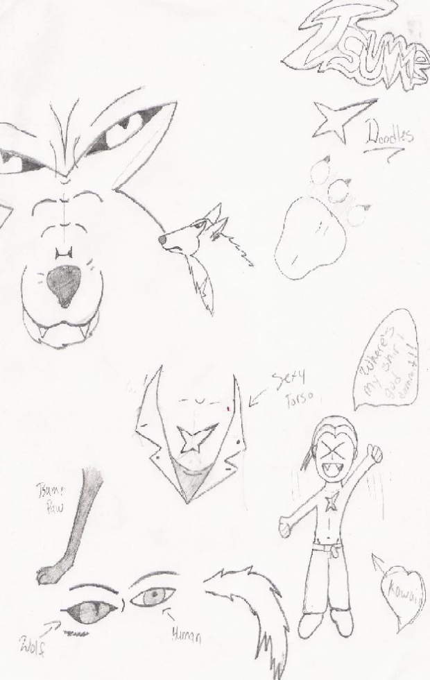 Tsume Doodles (language Arts)