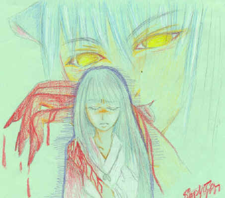 Kikyou And Fake Inuyasha