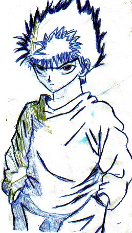 Hiei That I Drew In The 6th Grade