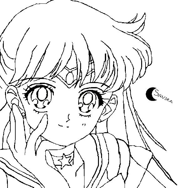 Super Sailor Venus (uncoloriert)