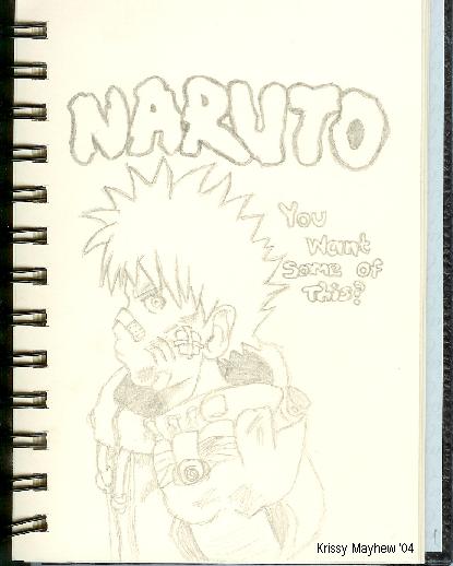 Naruto With Fist Raised