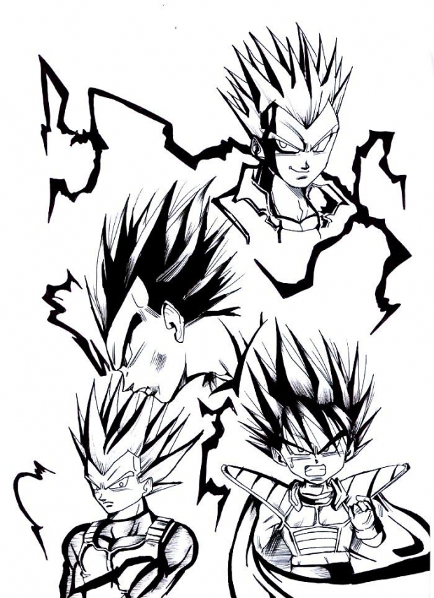 Faces Of Vegeta