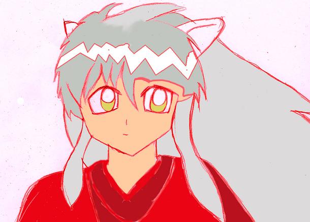 First Photoshop Pic, Inuyasha.