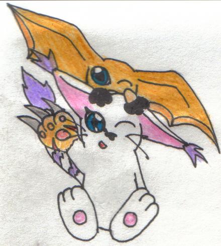 Gatomon & Patamon.