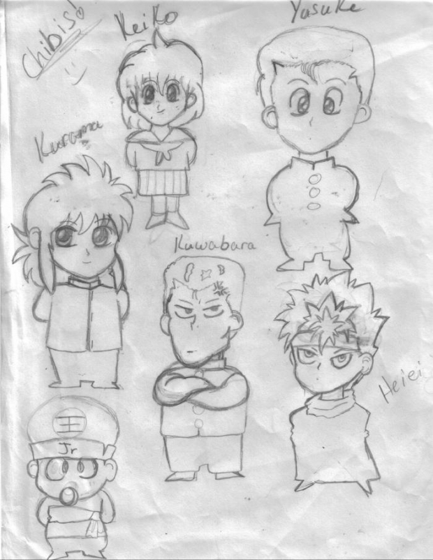 The Yu Yu Chibi Gang!!! =3