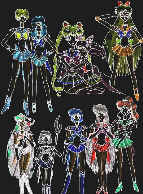 Inverted Super Sailor Senshi