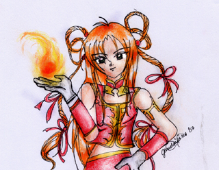 Girl Of Flame