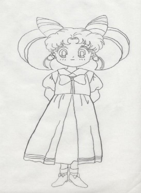 Sailor Chibi-Moon Pose 2